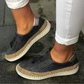 sneakers slip-on casual da donna con nappe rosse con rete traspirante e dettagli in sughero per il comfort quotidiano