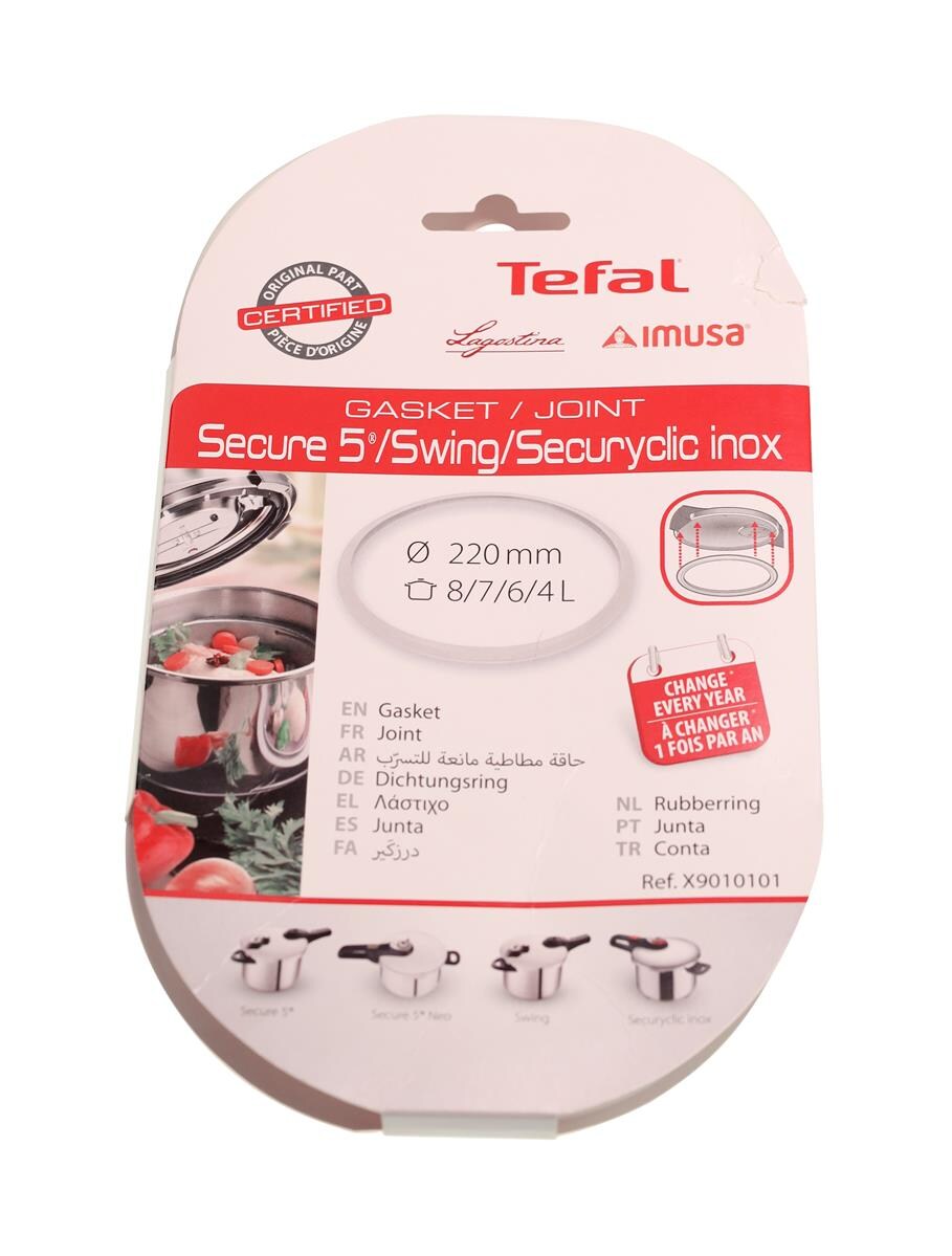 Tefal X9010101 Dichtung Ø 220mm für Secure 5 Neo Schnellkochtopf (Beschreibung) Image