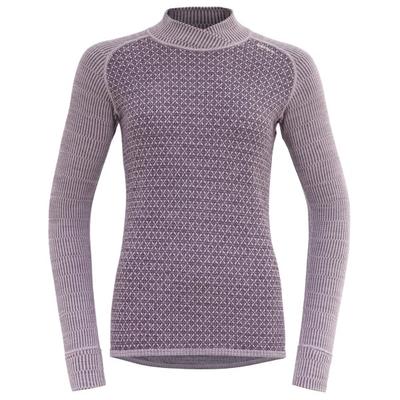 Devold - Women's Kvitegga Cross Neck - Merinoshirt Gr L rosa Image