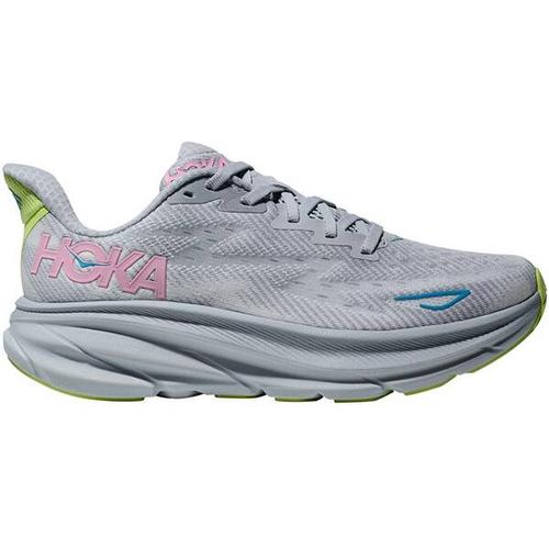 HOKA Damen Laufschuhe CLIFTON 9, Größe 39 ⅓ in Grau