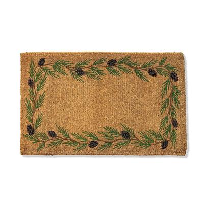 Autumn Border Monogram Door Mat - 22" x 36", Z - Frontgate