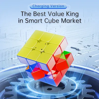 [Picube] MoYu Weilong WRM V10 AI Smart Cube Bluetooth Magic Speed Ball-Core Magic Cloth Version UV Image