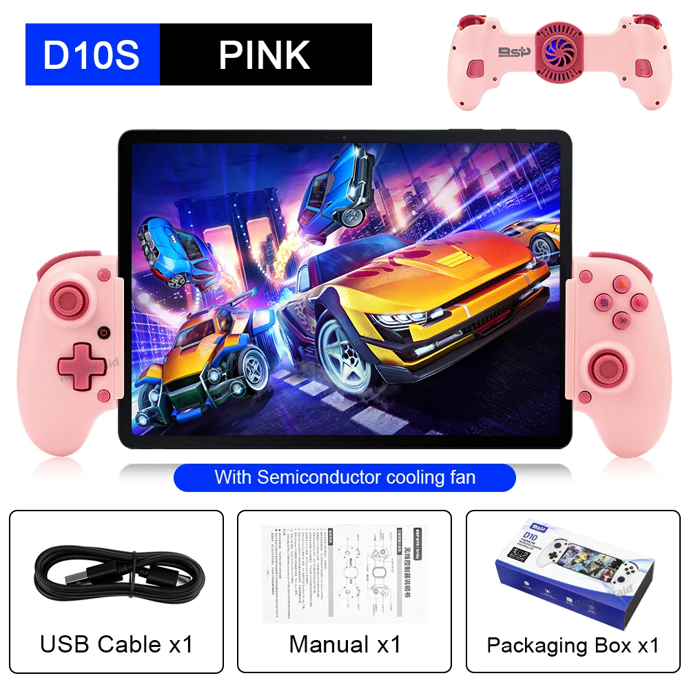 Bsp Stretching Cooling Game Controller d10/d10s für Switch/Android für Apple-iOS-Tablet für ps3/ps4 für Xbox Gamepad Streaming