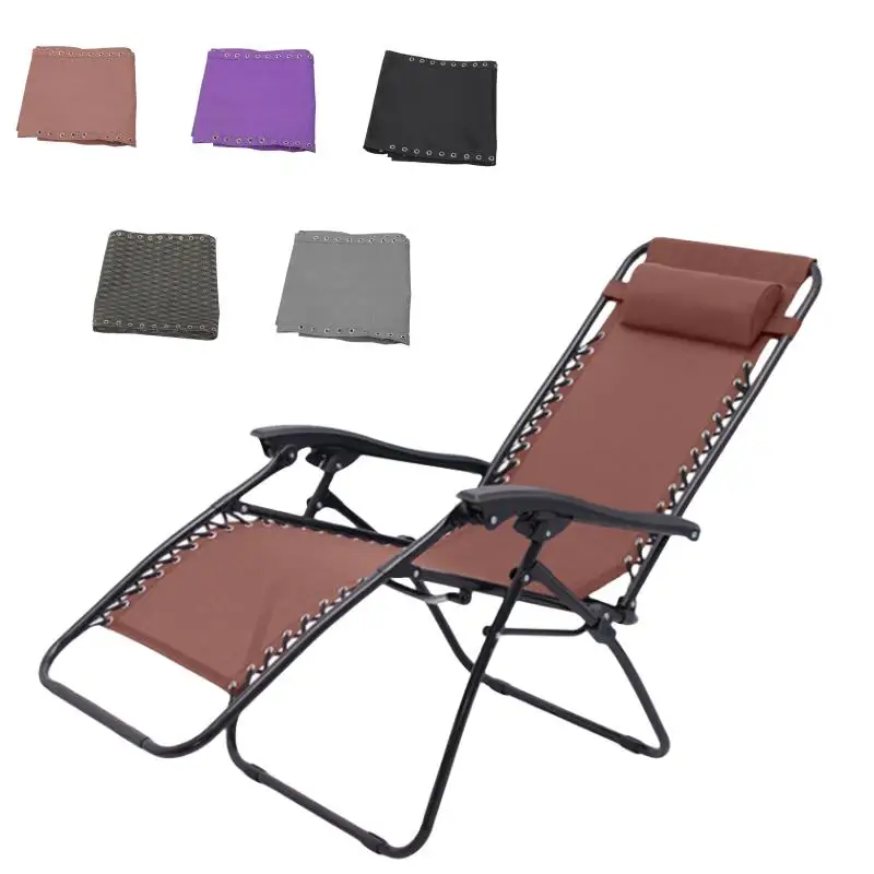 Universal Ersatz Stoff Stuhl Stoff für Schwerelosigkeit Freizeit stuhl Terrasse Lounge Couch Liegen Klapp bezüge Image