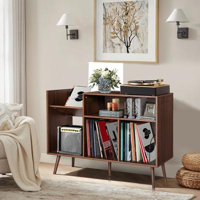 Large record player stand/record storage cabinet/CD cabinet