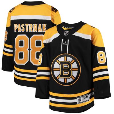 Boston Bruins Premier-Spielertrikot von David Pastrnak für Jugendliche in Schwarz Image