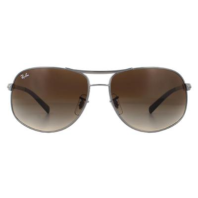 Ray-Ban Sonnenbrille 3387 Gunmetal Braun Gradient 004/13