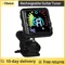 Guitar Tuner Rechargeable Tuner Clip On LED Color Display Professional Electric Guitar Tuner &
