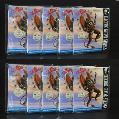 10 Pack Alice A506 Electric Guitar Strings Coated Steel Core Nickel Alloy Wound A506XL A506SL A506L