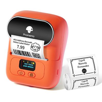 PhomemoM110 Mini Portable Barcode Label Clothing Price Tag Tag Tag Sticker Thermal Label Printer