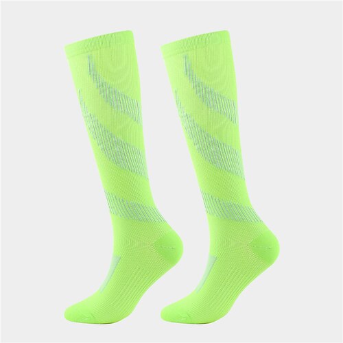 Kompressionsstrümpfe Sportsocken laufsocken 1 Paar Farbblock Herren Socken Rutschfest Atmungsaktiv Schweißableitend Komfortabel Fitnesstraining Basketball Laufen Joggen Radsport Sport Farbblock Image
