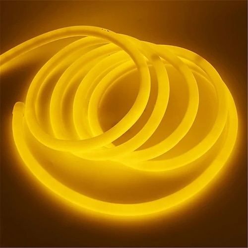 1m 2m 3M Neonstreifenlichter 150 LEDs Flexibel Neon Warmweiß Weiß Rot LED Neonlichte Kreativ Draussen Wasserdicht 220-240 V Image