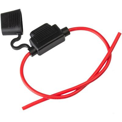 1x kfz Sicherungshalter Flachsicherung max.30A 14AWG pkw Sicherung hifi Image