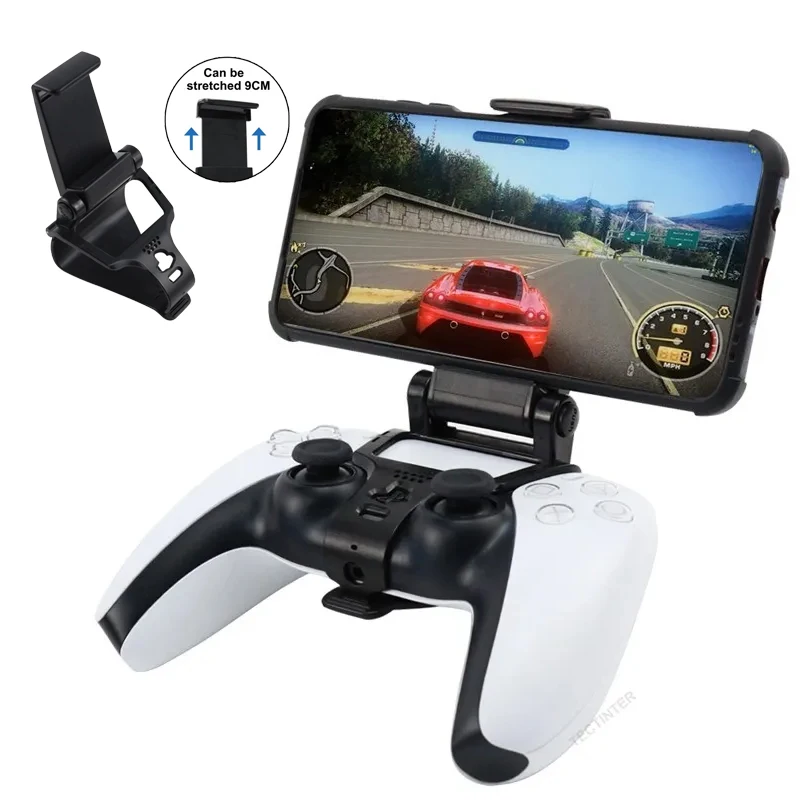 Mobile Handy Ständer Für PS5 Controller Halterung Hand Grip Für PlayStation 5 Gamepad Für Samsung S9 S8 Clip Halter Image
