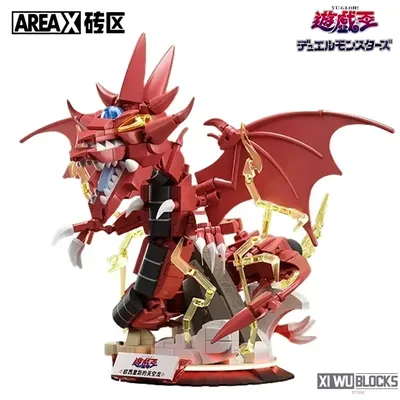 Yu Gi Oh Bausteine Animation Drei Fantasy Gott Modell Ornamente Titan Krieger Sonnengott Flugsaurier Image