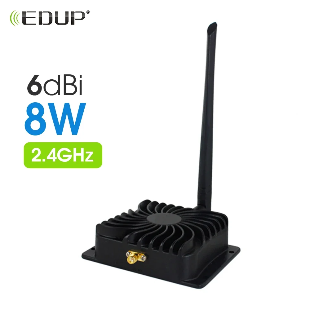 EDUP 8W WiFi Booster 2,4 GHz Wifi Power Signal Verstärker Router Range Extend Drahtlose Fernbedienung Long Range Extender Image