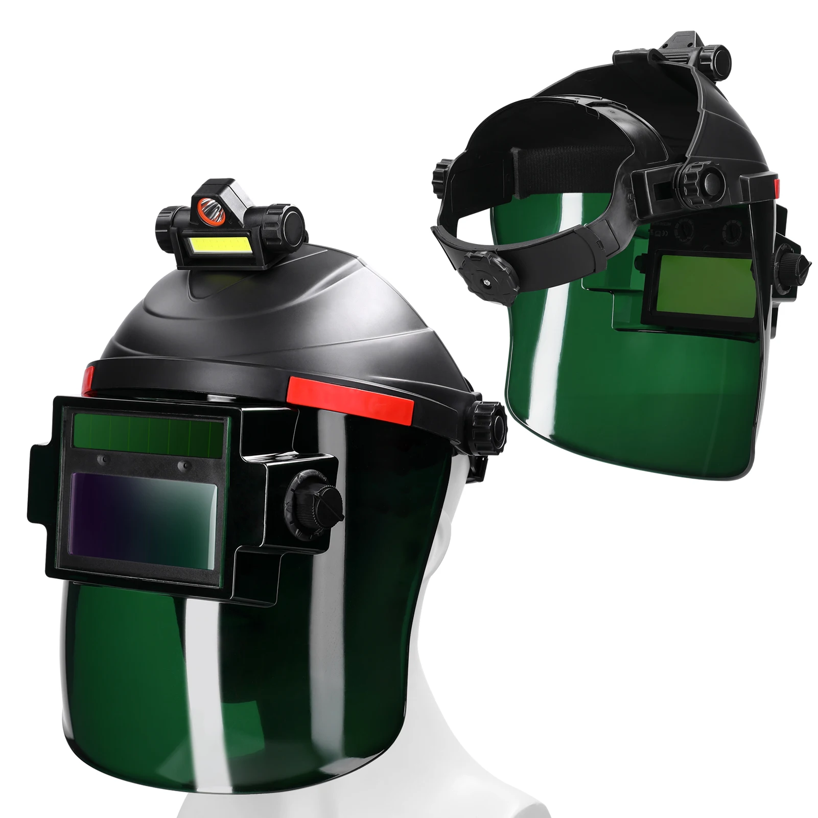 Automatische Verdunkelung schweiß maske Groß ansicht True Color Schweiß helm automatische Dimm maske zum Lichtbogens ch weißen Schleifen Schneiden Image