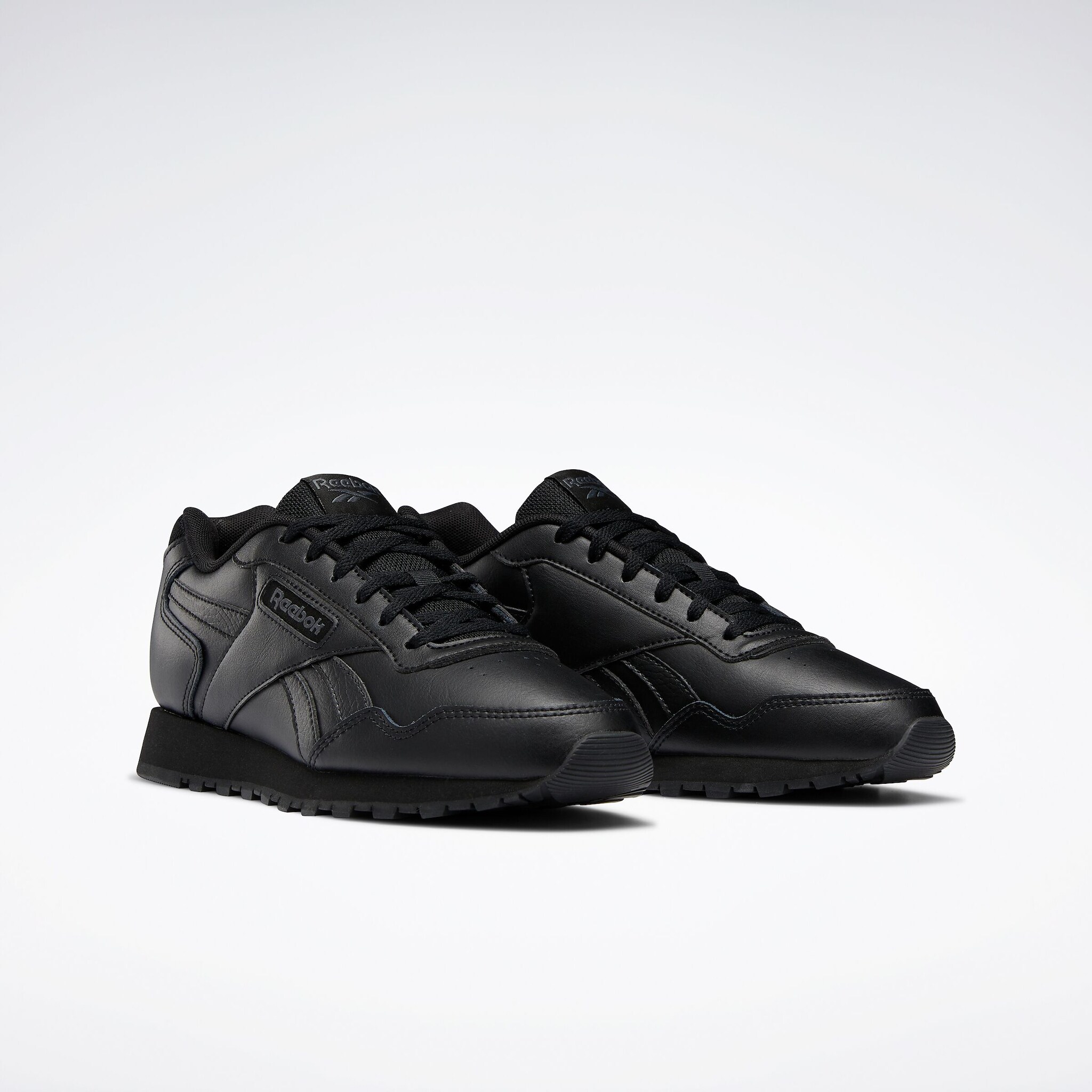 Sneaker REEBOK CLASSIC "REEBOK GLIDE", Damen, Gr. 37,5, schwarz, Leder, Synthetik, Schuhe Sneaker