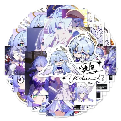 Sunsyea Honkai: Star Rail Merch Fans Collection Role Stickers Robin 69 Pieces