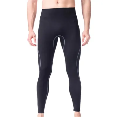 Mens 3mm Black Neoprene Wetsuit Pants Scuba Diving Snorkeling Surfing Swimming Warm Trousers
