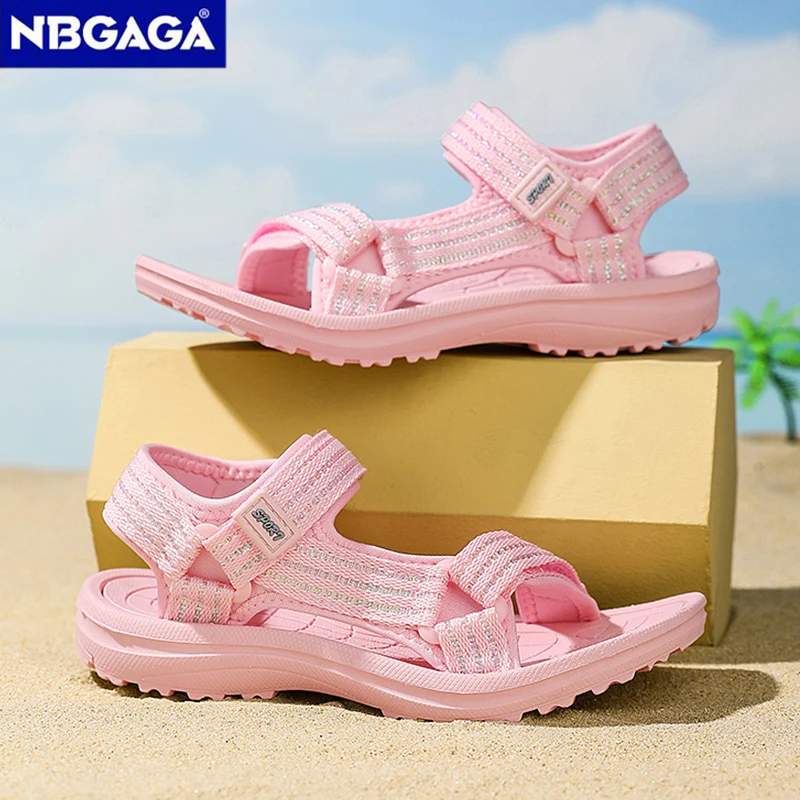 2023 neue Sommer Kinder Casual Schuhe Outdoor Mädchen Strand Sandalen Kinder Leichte Atmungsaktive Sport Sandalen für Jungen Größe 30-38