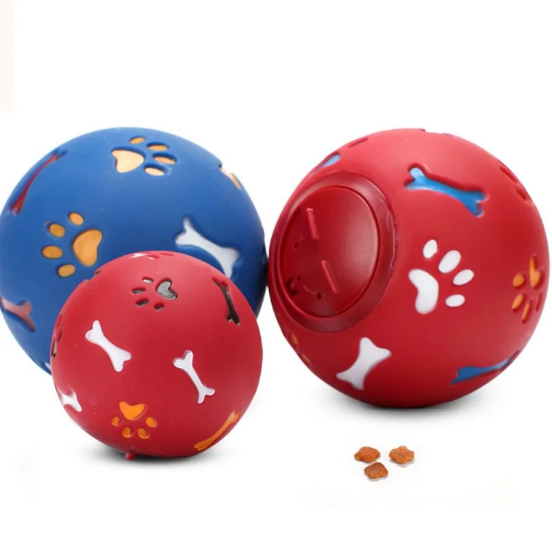 Jouets pour animaux de compagnie balle chien fuite nourriture traiter mangeoire fournitures fuite nourriture balle distributeur de nourriture pour chat jouant balle d'entraînement fournitures pour