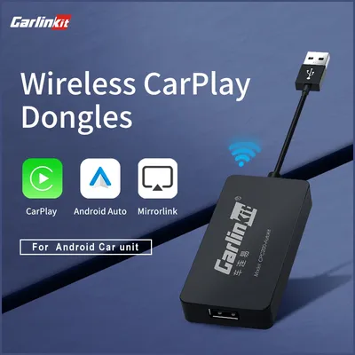 CarlinKit USB Wired/Wireless CarPlay Dongle Wired/Wireless Android Auto AI Box Mirrorlink BT Auto