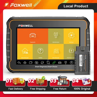 FOXWELL GT60 Professional OBD2 Bluetooth Automotivo Scanner All System Code Reader 24+ Reset ODB 2