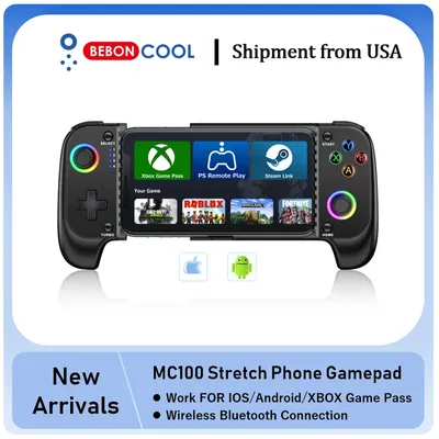 BEBONCOOL MC100 Gamepad Telescopic For Apple IOS Android PUBG COD Stretch Wireless Bluetooth Phone