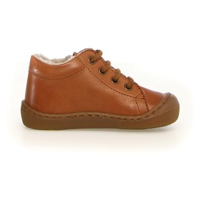 Naturino - Kid's Amur Nappa Spazz. Lined - Barfußschuhe 24 | EU 24 braun/weiß Image
