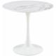 Eggree - Table Ronde Blanc Loisirs Table à Manger Scandinave Balcon Petite Table