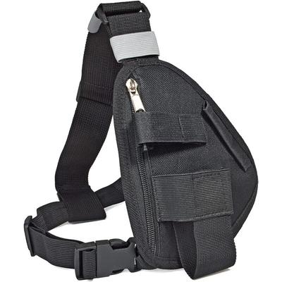 Aiperq - Brustgurt für Funkgerät, tragbare Weste, Brusttasche schwarz mit verstellbarem Gurt,