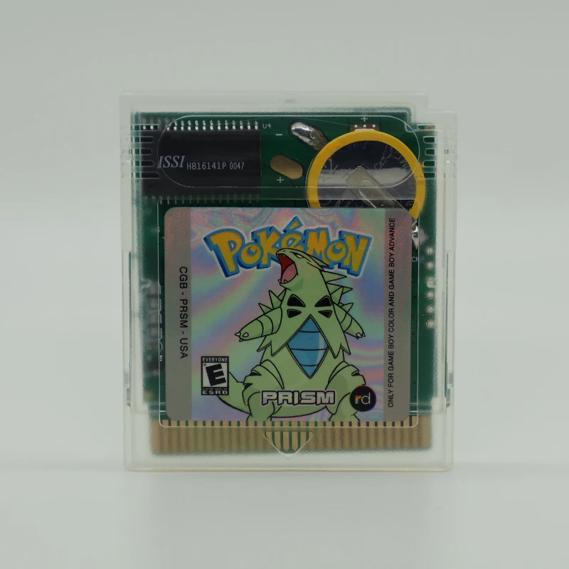 GBC Game Cartridge 16 Bit Video Game Console Card Pokemon Prism High Quality Shell with Battery for GBC/GBA
