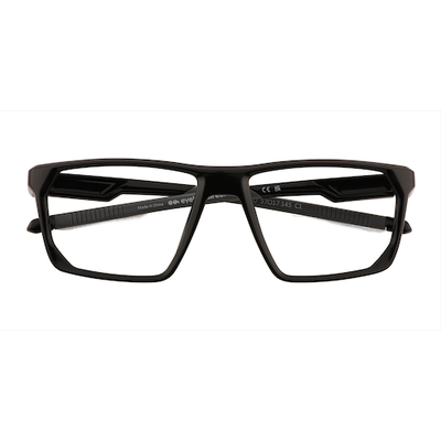 Male s rectangle Black Plastic Prescription eyeglasses - Eyebuydirect s Bio