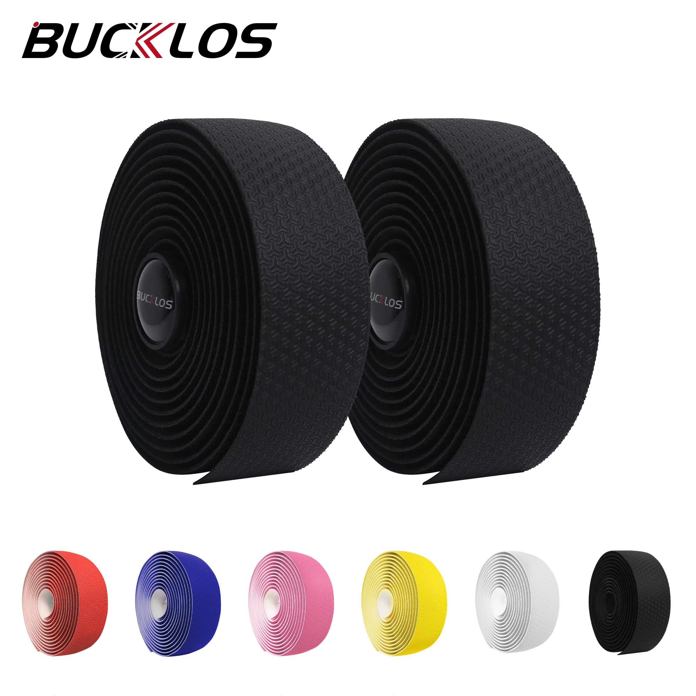 BUCKLOS Rennrad Lenkerband Fahrradlenkerbänder EVA/PU Weiches Anti-Vibrationsgeschwindigkeit Radfahren Wickelband Langlebiger Drop Bar Strap Image