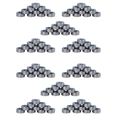 100Pcs MR115 2RS Ball Bearings 5X11x4mm For Traxxas Slash Rustler Stampede Wheel