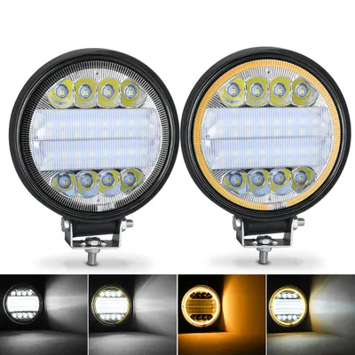 2x Led Work Light Bar Round Spot LED Light For Truck SUV 4WD 4x4 led bar offroad ATV Jeep Tractor
