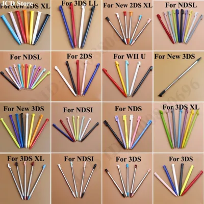 1Set 5-12pcs Plastic/Metal Touch Screen Stylus Pen Game Console Pen for NDSL NDSi NDS WIIU 2DS 3DS XL LL New 3DSXL LL New 2DSXL