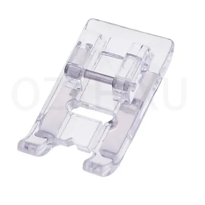 5mm Multifunction Clear Open Toe Satin Stitch Presser Foot For All Low Shank Snap-on Sewing Machine Accessories AA7164