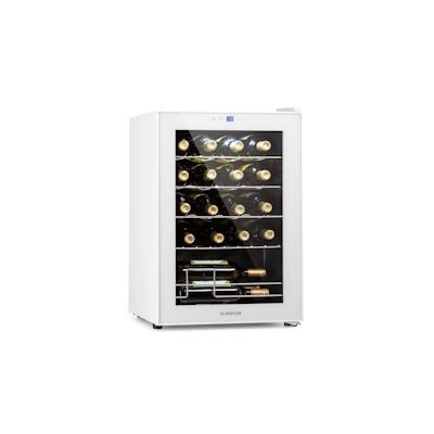 Klarstein Shiraz 20 Uno Weinkühlschrank 53l 20Fl Touch-Bedienfeld 5-18°C Weißes Glas BRAND_75368113