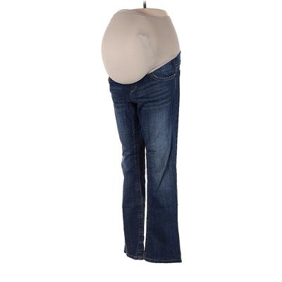 Motherhood Jeans - Mid/Reg Rise: Blue Bottoms - Women's Size Medium Maternity