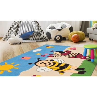 Teppich ARTE ESPINA "Joy 4091", bunt (multi), B:110cm H:22mm L:160cm, Obermaterial: 100% Modacryl, Teppiche, Sehr strapazierfähig, Fußbodenheizungsgeeignet Image