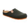 Pantoffel ROHDE "NAPOLI-H", Herren, Gr. 42, grün (grün, meliert), Filz, klassisch, Schuhe, Clog, Hausschuh, Homeslipper mit herausnehmbarer Innensohle