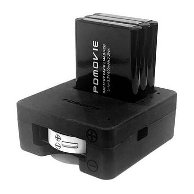 PDMOVIE LI-42Bx3 Battery & LIR2477 Charger PD-BC-3 (UPDATED)