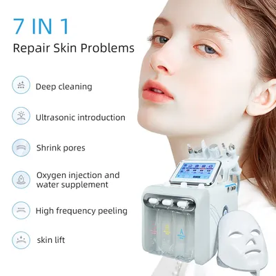 Missheart 7 in 1 Facial Machine Hydra Aqua Deep Cleaning Skin Care Device