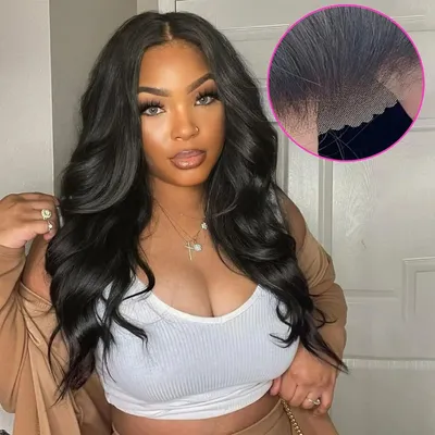 Wear Go Glueless Wig Body Wave Human Hair Wigs 30 32 Inch 6x4 5×5 HD Lace Closure Wig Pre Plucked