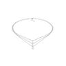 Elli - Choker a strato Three Row Plate Boho Trend Blogger in 925 Sterling Silver Collane 1 pieces female