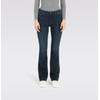 Bootcut-Jeans MAC "Dream-Boot", Damen, Gr. 44, Länge 30, blau (midnight blau wash30), Denim/Jeans, Obermaterial: 90% Baumwolle, 7% Elastomultiester, 3% Elasthan, casual, figurbetont lang, Jeans, Gerade geschnitten mit leicht ausgestelltem Bein