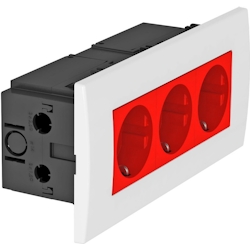 OBO Bettermann Steckdoseneinheit SDE-RW D0RT3 6119413 Image