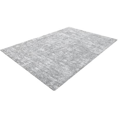 Teppich KAYOOM "Etna 110", grau (grau, silber), B:200cm H:10mm L:290cm, Polyester, Teppiche, Maschinell getufteter Teppi